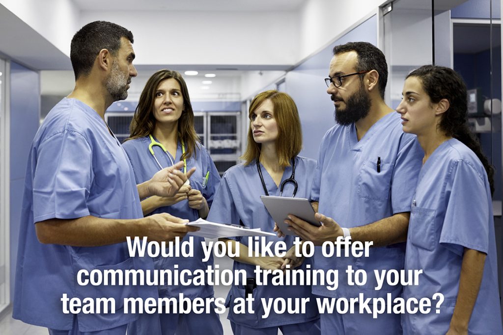 Would you like to offer communications training to your team members at your workplace?